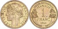 AFRIQUE FRANCAISE 1 FRANC 1 Franc Morlon - Afrique occidentale Française 1944 -