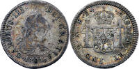 Mexique 1/2 Real 1781 Mexique Carlos III 1/2 Real 1781 Mexico ss 45,00 EUR  zzgl. 5,00 EUR Versand