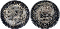 Portugal 200 Reis 1909 Portugal Manuel II 200 Reis 1909 Lisbonne TB 8,00 EUR  zzgl. 5,00 EUR Versand