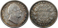 Inde 1/2 Roupie Indes britanniques William IV 1/2 Roupie 1835 Bombay -