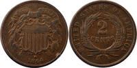 États-Unis Shield 2 Cents États-Unis Shield 2 Cents 1864 Philadelphie -