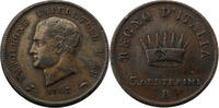 Italie 3 Centesimi Royaume d'Italie Napoléon Ier 3 Centesimi 1807 Bologne -