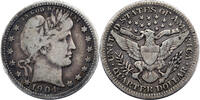 États-Unis Barber Quarter Dollar États-Unis Barber Quarter Dollar 1904 Philadelphie -