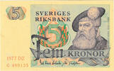 Suède 5 Kronor Suède 5 Kronor 1977 -