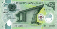 Papouasie Nouvelle Guinée 2 Kina Papouasie Nouvelle Guinée 2 Kina 2013 Polymère -