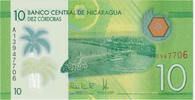 Nicaragua 10 Cordobas Nicaragua 10 Cordobas 2014 Polymère -