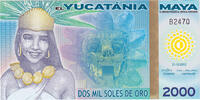 Yucatania Maya 2000 Soles de Oro Yucatania Maya 2000 Soles de Oro 2012 Polymère -