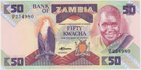 Zambie 50 Kwacha Zambie 50 Kwacha 1986 -