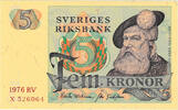 Suède 5 Kronor Suède 5 Kronor 1976 -