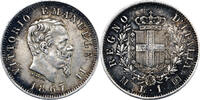 Italie Lira Italie Vittorio Emanuele II Lira 1867 Milan -