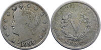 États-Unis 5 Cents Liberty États-Unis 5 Cents Liberty 1899 Philadelphie -