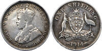 Australie Shilling Australie George V Shilling 1914 -