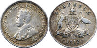 Australie Sixpence Australie George V Sixpence 1912 -