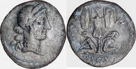 République romaine Jules César Denier 45 BC Espagne République romaine ss