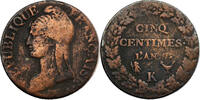 France 5 Centimes France 5 Centimes Dupré An 7 (1799) Bordeaux -