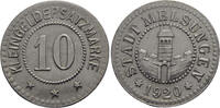 Europa 10 pfennig Notgeld (Emergency money) - Iron 1920, Melsungen, Germany -