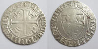 Europa blanc Excellent silver guenar of Charles VI le Bien-Aimé/le Fol (the Well-Belove -