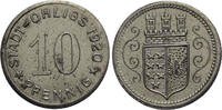 Europa 10 pfennig Notgeld (Emergency money) - iron 1920, Ohligs, Germany -