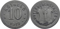 Europa 10 pfennig Notgeld (Emergency money) - zinc 1919, Unterweserstädte, Germany -