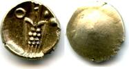 Weltmünzen Rare gold Kali scyphate fanam minted from South-Eastern India, Dutch VOC or loca -