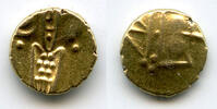 Weltmünzen Rare gold fanam, Dutch VOC company in Tuticorin, ca.1658-1795, SE India (Herrli -