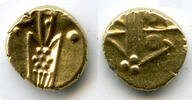 Weltmünzen Rare gold fanam, Dutch VOC in Tuticorin, ca.1658-1795, SE India (Herrli #3.07.05 -