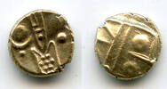 Weltmünzen Rare gold fanam, Dutch VOC in Tuticorin, c.1658-1795, S.E. India (H#3.07.05) -