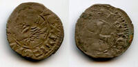 Europa denier Silver (tornesello) of Doge Antonio Venier , Venice, Italy -