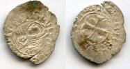 Europa denier Silver (tornesello) of Doge Antonio Venier , Venice, Italy -