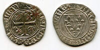 Europa blanc Excellent silver guenar of Charles VI le Bien-Aimé/le Fol (the Well-Belove -