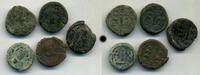 Antike Lot of 5 various 6th-7th century decanummii, Byzantine Empire. Nice coins! -