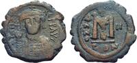 Antike Follis of Maurice Tiberius (582-602 AD), Constantinople mint, RY II = 583/584 CE -