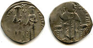 Antike Rare silver basilikon of Andronicus II and Michael IX, 1282-1328, Byzantine Empi -