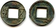 Weltmünzen - W. Han dynasty. Rare! Early large Wu Zhu with 4 rays radiating from the -