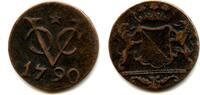 Europa duit Utrecht issue copper issued by VOC (the Dutch East India Company), 1790, Du -