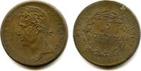 Europa 5 cents Scarce large colonial Charles X , Paris mint mint for circul -