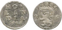 Europa Silver 2-stuivers, 1765, Dordrecht mint, Hollandia, Netherlands -