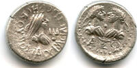 Antike stater Rare silver of Rheskuporis IV (239/240276 AD) with the busts of Valerian -