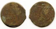 Europa 1/2 stuiver Rare large brass Louis Napoleon Bonaparte , Java, 1811, -