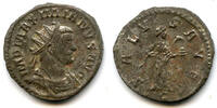 Antike Bronze antoninianus of Maximianus Herculius , Lyons mint, Roman Empi -
