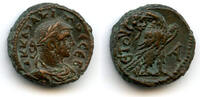 Antike Potin tetradrachm of Tacitus (275-276 CE), Alexandria, Roman Empire (M-4510) -