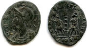 Antike VRBS ROMA/GLORIA EXERCITVS AE3, c.330-35 CE, Constantinople, Roman Empire -