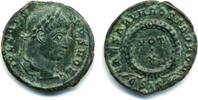 Antike follis VOT X of Crispus , Siscia mint, Roman Empire -