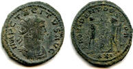 Antike antoninianus Billon of Tacitus (275-276 CE), Antioch mint, Roman Empire -