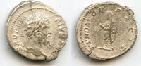 Antike denarius FVNDATOR PACIS silver of Septimius Severus , Roman Empire -