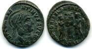 Antike follis VLPP of Constantine the Great , Arles mint, Roman Empire -