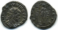 Antike antoninianus Beautiful silvered of Claudius II , Milan mint, Roman E -
