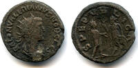 Antike antoninianus Rare silver of Saloninus , Antioch mint, Roman Empire -