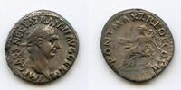 Antike denarius Silver w/Victory, Trajan (98-117 CE), Rome mint, Roman Empire (RIC 22) -