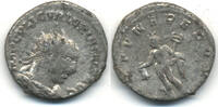 Antike antoninianus Silver of Valerian , Asian mint, Roman Empire - FORTVNA -